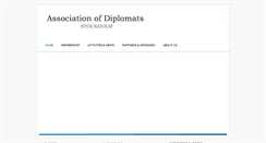 Desktop Screenshot of diplomatstockholm.org